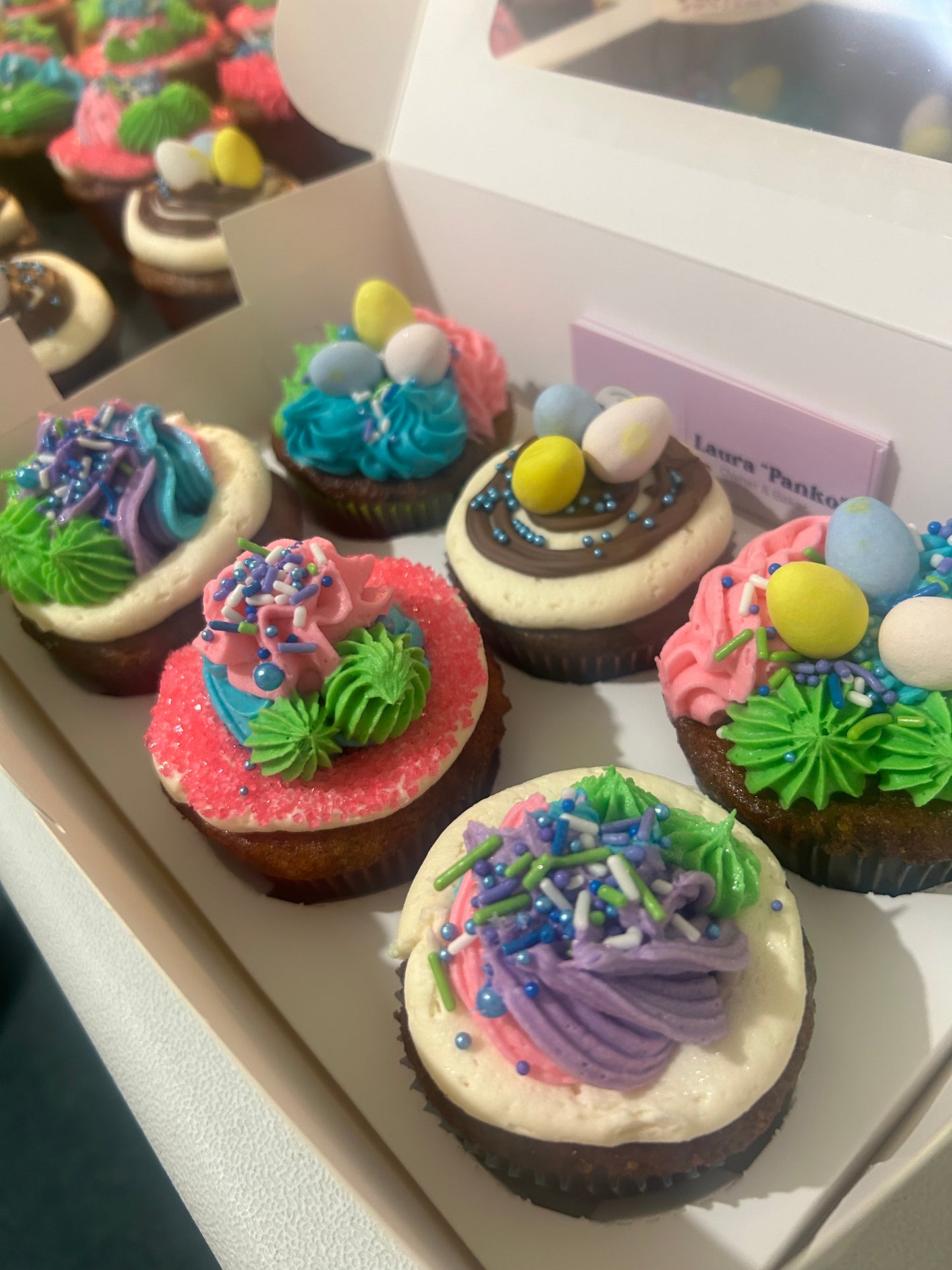 Easter Carrot Muffins with Buttercream